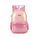 Ver imagem 1 de Mochila Costas Juvenil Barbie Holográfica Rosa Luxcel