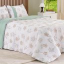 Ver imagem 2 de Edredom Solteiro Bella Cama Malha 125g/m² 100% Algodão 160x220cm Bene Casa Verde