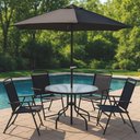 Ver imagem 2 de Conjunto Jardim Toronto com Mesa Guarda-sol e Cadeiras Mor