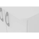 Ver imagem 5 de Bancada Multiuso P- Área Serviço Limeira 99 C- 2 Portas C- Rodízio Branco - Politorno