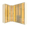 Guarda-roupa Modulado Reflecta 7 Portas 260cm X 240cm Mod 016 100% Mdf Innova - 2