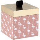 Ver imagem 1 de Penélope Caixa Organizadora 10x10x10cm Madeira Rosa