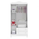 Ver imagem 5 de Quarto de Bebê Completo com berço, Guarda-roupa 3 Portas e Comoda 4 Gavetas Lidi