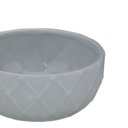 Ver imagem 3 de Vaso Decorativo Bacia Cerâmica Trabalhada 17,5x7,4 cm Fendi Mabruk 662006