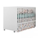 Ver imagem 4 de Quarto de Bebê Com Berço, Guarda-roupa 3 Portas e Cômoda Fraldário Gabi