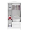 Quarto de Bebê Com Berço, Guarda-roupa 3 Portas e Cômoda Fraldário Gabi - 3