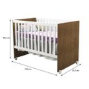 Ver imagem 7 de Quarto de Bebê Com Berço, Guarda-roupa 3 Portas e Cômoda Fraldário Gabi