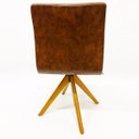 Ver imagem 6 de Cadeira para Jantar Amanda cor Whisky base Madeira nobre Giratória