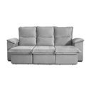 Ver imagem 5 de Sofá Retrátil Reclinável America 2,30m Suede