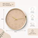 Ver imagem 3 de Relógio de Parede Decorativo Nude 30 cm Escritório / 353