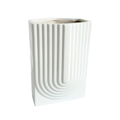 Vaso Cerâmica Búlgaro G 14x9x20 Cm – Sofisticação e Estilo Clássico