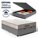 Ver mais imagens de Cama Box Baú com Colchão de Espuma D60 Ortobom Double Face Force Dream Casal 138 Cm