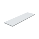 Ver imagem 1 de 1 Prateleira Branca 70X20 Com Suporte Flutuante Mdf Organizadora Decoração Cozinha Quarto Banheiro