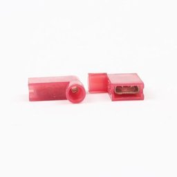 Kit Terminal Elétrico Bandeira Fêmea Isolado 0,5 a 6mm 50pçs - 7