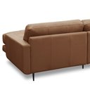 Ver imagem 7 de Sofá 3 Lugares Tributo H Chaise Direita Couro Camel