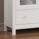Ver imagem 5 de Cristaleira 2 Portas Vidro 1 Gaveta 180x80 Cm E954 Branco Dtall