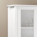 Ver imagem 7 de Cristaleira 2 Portas Vidro 1 Gaveta 180x80 Cm E954 Branco Dtall