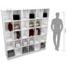 ARMÁRIO COLMÉIA 5X6 NICHOS 100%MDF M56.2020.B (LOJA,CLOSET) MUNDI MOVEIS - 3