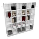 Ver imagem 6 de ARMÁRIO COLMÉIA 5X6 NICHOS 100%MDF M56.2020.B (LOJA,CLOSET) MUNDI MOVEIS