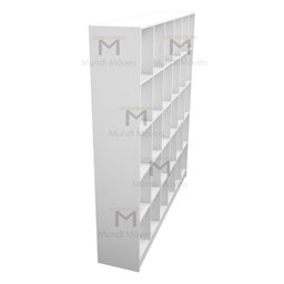 ARMÁRIO COLMÉIA 5X6 NICHOS 100%MDF M56.2020.B (LOJA,CLOSET) MUNDI MOVEIS - 5