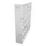 ARMÁRIO COLMÉIA 5X6 NICHOS 100%MDF M56.2020.B (LOJA,CLOSET) MUNDI MOVEIS - 5