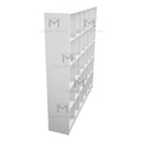 Ver imagem 5 de ARMÁRIO COLMÉIA 5X6 NICHOS 100%MDF M56.2020.B (LOJA,CLOSET) MUNDI MOVEIS