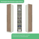 Ver imagem 5 de Quarto Casal Modulado 6 Pecas Seletto Areia Jequitiba Henn Areia Jequitiba