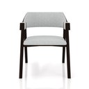 Ver imagem 5 de Kit 4 Cadeiras Sala de Jantar e Jogos Carteados Madeira Maciça Poker Linho Cinza/tabaco G42 - Gran B