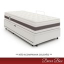 Ver imagem 3 de Base Cama Box Solteiro com Baú e Cama Auxiliar Branco