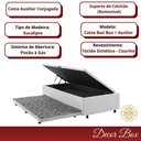Ver imagem 6 de Base Cama Box Solteiro com Baú e Cama Auxiliar Branco