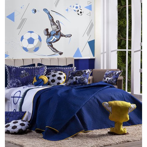 Papel de Parede Tema Futebol ( Fundo Cinza )