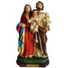 Imagem Da Sagrada Família Jesus Maria E José Resina 20 Cm - 1