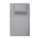 Ver imagem 3 de Jogo de Cama Solteiro Liso 300 Fios Nova América:cinza