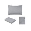 Ver imagem 5 de Jogo de Cama Solteiro Liso 300 Fios Nova América:cinza