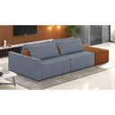 Ver imagem 6 de Sofá Ilha 2 Lugares Living 232cm Modulado Lary Linho K01 Cor Azul