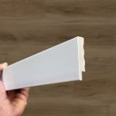 Ver imagem 2 de Rodapé Poliestireno Slim Liso 05cm Branco 8903