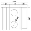 Ver imagem 2 de Kit 2 Bandejas Esteira Porta Copos Controle Sofá Não Descola Veludo Cor:copenhagem (caramelo)