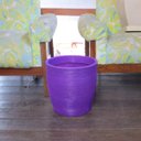 Ver imagem 2 de Vaso Planta 30x30 Oval Moderno Polietileno - LILAS VIOLETA 008