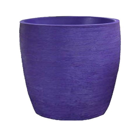 Vaso Planta 30x30 Oval Moderno Polietileno - LILAS VIOLETA 008