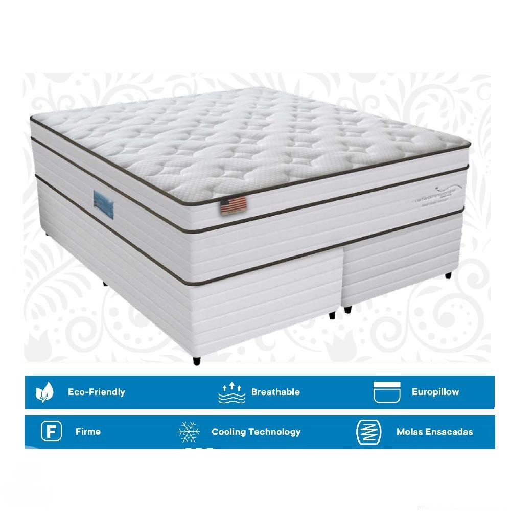 Colchão Casal King Koil Koil Land Latex Natural Response 138x188x35cm