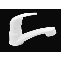 Torneira Lavatório Banheiro Mesa Fecho Rápido ABS Branca:Branco - 2