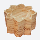 Ver imagem 4 de Kit Jogo Conjunto 6 Pires Estrela P/ Xícaras Café Chá -pinus