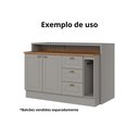 Ver imagem 5 de Bancada Alta Ilha Gourmet Americana Henn - Cinza
