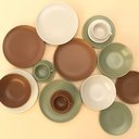 Ver imagem 2 de Prato Raso Verde Oliva Ø26cm Oxford