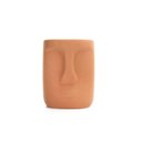 Ver imagem 5 de Cachepot Decorativo em Cerâmica Rosto Terracota 17x14cm - D’Rossi