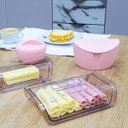Ver mais imagens de Kit 6 Saleiros com Tampa Porta Sal Cozinha 500ml Plástico Uz Rosa Quartzo