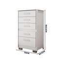 Ver imagem 3 de Comoda para Quarto Com 5 Gavetas Branco Primacy Batrol