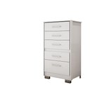 Ver imagem 2 de Comoda para Quarto Com 5 Gavetas Branco Primacy Batrol