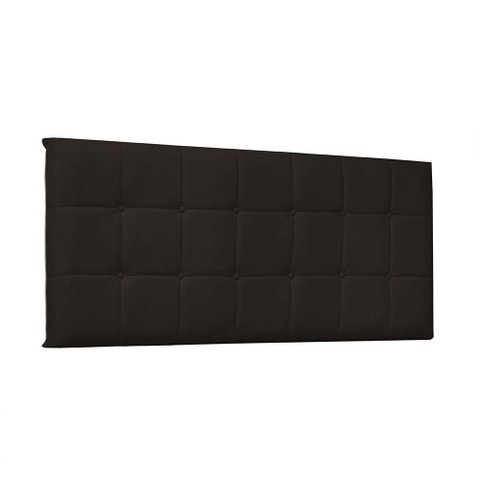 Cabeceira Painel Verona Solteiro 90cm Corino Marrom