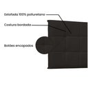 Ver imagem 3 de Cabeceira Painel Verona Solteiro 90cm Corino Marrom